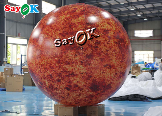 Explosão grande de iluminação inflável da decoração da fase do concerto que queima Sun para a noite do partido