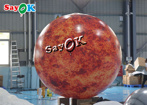 Explosão grande de iluminação inflável da decoração da fase do concerto que queima Sun para a noite do partido