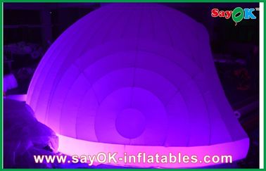 Barraca inflável do ar do diodo emissor de luz do evento com pano de Oxford/barraca inflável personalizada da barraca inflável inflável do iglu da barraca grande