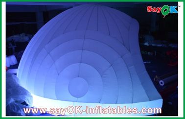 Barraca inflável do ar do diodo emissor de luz do evento com pano de Oxford/barraca inflável personalizada da barraca inflável inflável do iglu da barraca grande