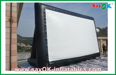Tela de filme inflável de pano profissional inflável da tela de filme do quintal, tela exterior inflável para eventos