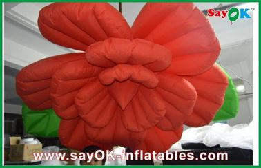 Decoração inflável da iluminação do casamento/iluminação inflável vermelha da flor