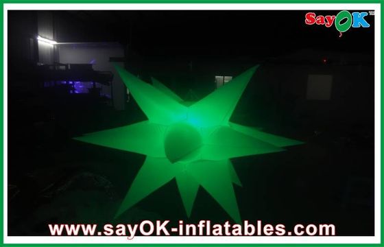estrela inflável de iluminação conduzida inflável Decoratiom da decoração do diâmetro de 1.5m