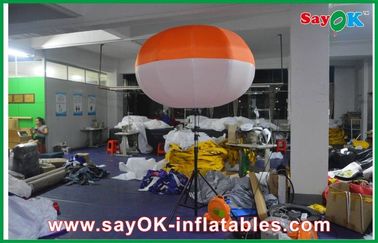 Bola conduzida inflável do tripé de pano de nylon, decoração de iluminação conduzida inflável da bola