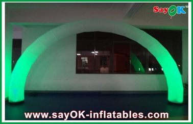 decoração de iluminação conduzida inflável de 3m, arco da entrada da iluminação do diodo emissor de luz dos eventos