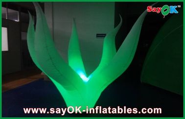 Decoração de iluminação conduzida de suspensão inflável da forma coral/anúncio da luz inflável do diodo emissor de luz