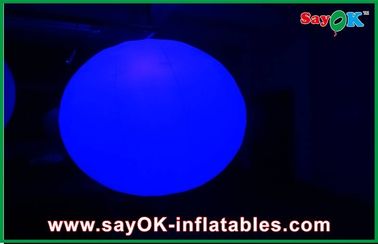 Decorações infláveis exteriores do negócio alugado, luz conduzida inflável da bola arredondada