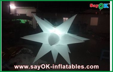 Party a decoração inflável da decoração da iluminação da estrela/a luz conduzida inflável pano de nylon