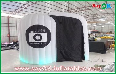 Barraca detomada inflável da cabine inflável portátil pequena da foto da cabine da foto com a iluminação conduzida