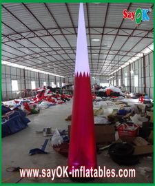 Conduzido iluminando a decoração inflável do cone do diâmetro 1.5meters para o vermelho do evento
