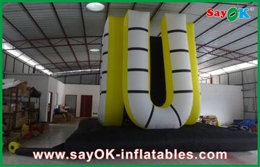Os produtos infláveis feitos sob encomenda da impressão do logotipo waterproof, forma de U