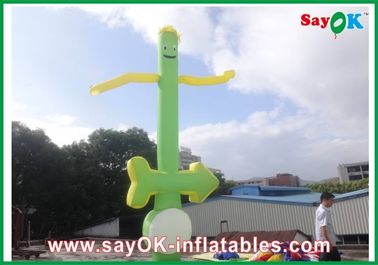 Anunciando o homem inflável da dança de Man Rip-Stop Inflatable do dançarino do ar com o sentido que dá, homem inflável do tubo de ar