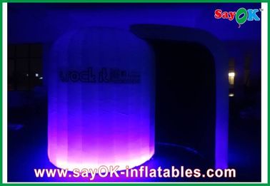 Pano de iluminação conduzido inflável de Oxford da barraca da cabine da foto da cabine da foto do partido para o estúdio da foto