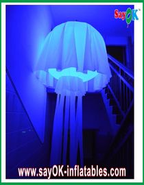 Decoração inflável da iluminação do banquete de casamento/eventos, medusa inflável de pano 190T de nylon