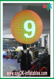 Rosa inflável personalizado do balão da trouxa do diâmetro 0.8m para anunciar