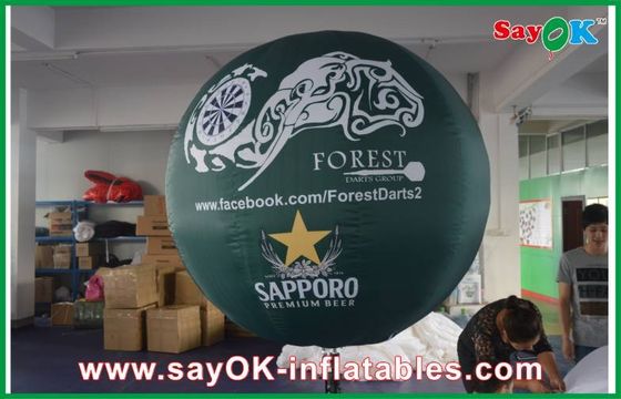 diâmetro de alumínio 1 - 3m do suporte da bola inflável de nylon de pano 190T para a promoção