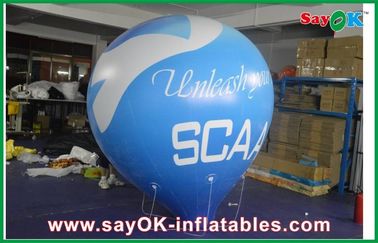 hélio inflável do balão do PVC de 0.18mm personalizado para o evento exterior