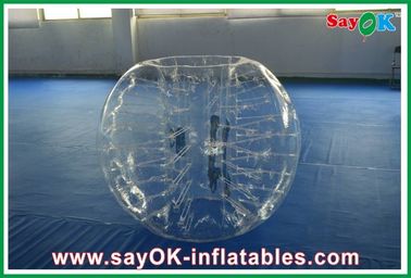 Diâmetro de bola abundante inflável durável transparente 2M para jogos do esporte