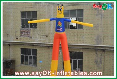 Dançarino inflável Wind-Resistant Height do ar de pano de nylon inflável da Rasgo-parada do homem do ar 2M - 8M