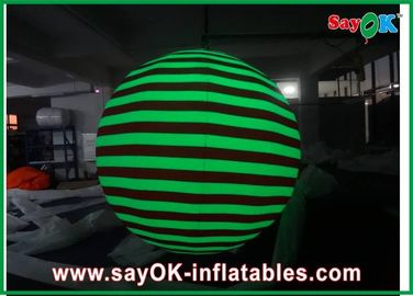 Conduzido iluminando o ventilador de suspensão do CE da bola da decoração inflável da iluminação/UL