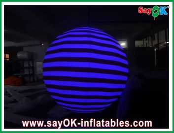 Conduzido iluminando o ventilador de suspensão do CE da bola da decoração inflável da iluminação/UL