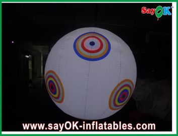 Logotipo que imprime a bola de suspensão da iluminação inflável para a decoração da cerimónia/fase de casamento