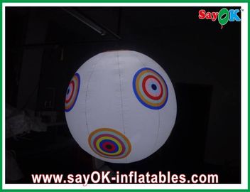 Logotipo que imprime a bola de suspensão da iluminação inflável para a decoração da cerimónia/fase de casamento