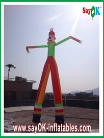 Dançarino inflável Terra-amigável do ar dos dançarinos do ar da explosão, homem de ondulação inflável Vento-resistente