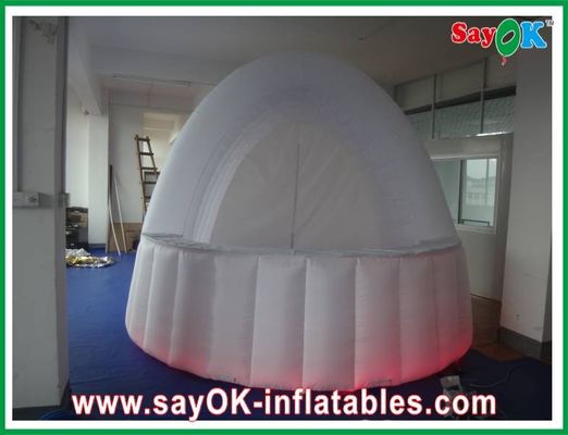 Tenda de trabalho inflável iluminação LED barra inflável branca durável para celebração de casamento melhor tenda inflável