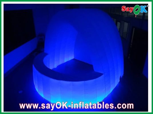 Tenda de trabalho inflável iluminação LED barra inflável branca durável para celebração de casamento melhor tenda inflável