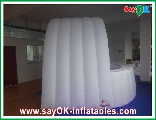 Tenda de trabalho inflável iluminação LED barra inflável branca durável para celebração de casamento melhor tenda inflável