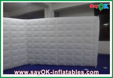 Parede divisória inflável de tenda inflável de família / parede conjunta de luz LED inflada para casamento
