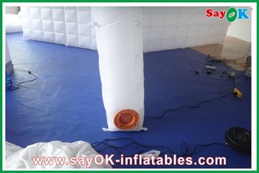 Parede divisória inflável de tenda inflável de família / parede conjunta de luz LED inflada para casamento