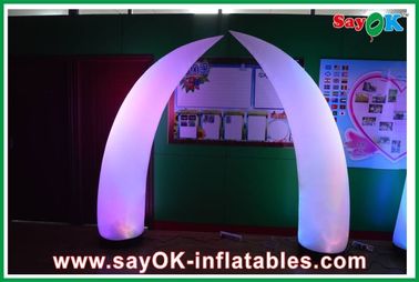 decoração inflável da iluminação de pano 190T de nylon, marfim inflável interno feito sob encomenda