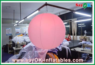 Decoração inflável da iluminação do partido colorido, bola clara inflável do diâmetro 2m