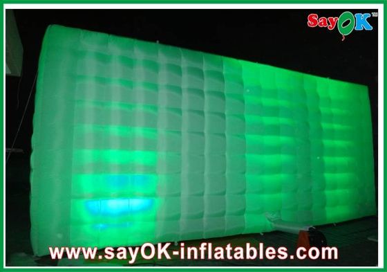 L10 X W10m tenda familiar inflável com luz LED para discoteca evento promocional de publicidade