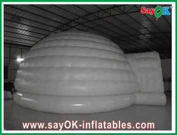 CE branco dos 10m Customed da barraca inflável impermeável inflável abobadada do ar de pano de Oxford do iglu
