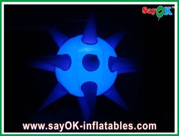 O diabrete de mar inflável Spike Ball Model With Colorful da decoração do diodo emissor de luz ilumina-se para eventos e disco