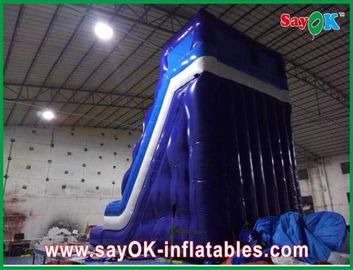 0.55mm PVC Slide de água inflável L6 X W3 X H5m impermeável 3 camadas Slide inflável para piscina