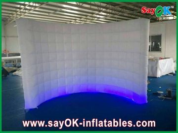 Parede inflável LED Luz Curva L3 X W1.5 X H2m Com Blower Tenda de trabalho inflável