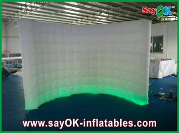 Parede inflável LED Luz Curva L3 X W1.5 X H2m Com Blower Tenda de trabalho inflável
