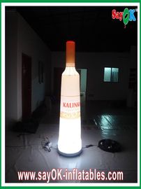 altura inflável 2M do vinho da garrafa de pano 190T de nylon com luzes conduzidas