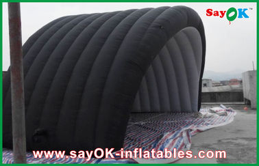 Barraca inflável impermeável preta do ar com pano de Oxford e revestimento do PVC para a barraca inflável do trabalho de Ourdoor