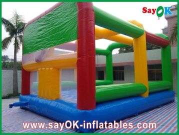 Casa do castelo de salto inflável multicolorida Casa de salto grande para parque infantil