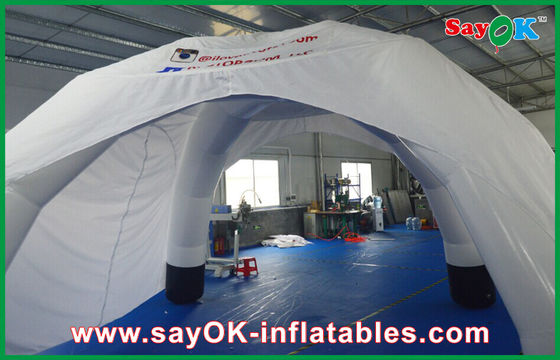 Festa de entretenimento ao ar livre inflável Igloo Evitar o ar inflável Cúpula Tenda quadrangular / Hexahonal PVC para publicidade