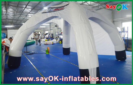 Festa de entretenimento ao ar livre inflável Igloo Evitar o ar inflável Cúpula Tenda quadrangular / Hexahonal PVC para publicidade
