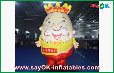 Publicidade Personagens de desenhos animados infláveis Logotipo personalizado Decorações de 5m de altura