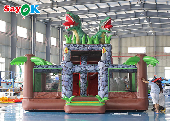 Do tema inflável do dinossauro do parque de diversões do salto das crianças castelo Bouncy