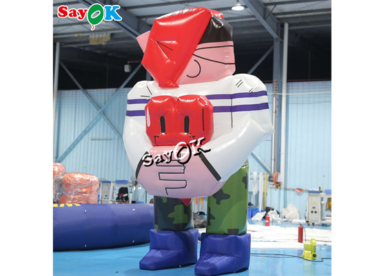 Balões de publicidade infláveis 4.5m Modelo de mascote gigante inflável para decoração interna e externa