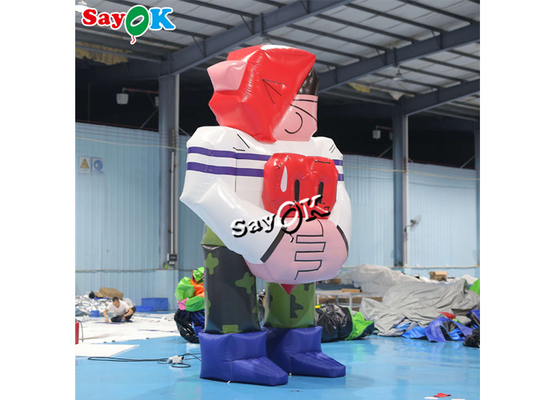 Balões de publicidade infláveis 4.5m Modelo de mascote gigante inflável para decoração interna e externa